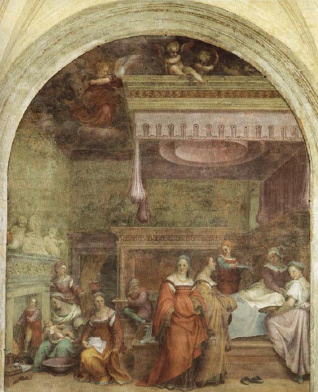 Birth of the Virgin, Andrea del Sarto